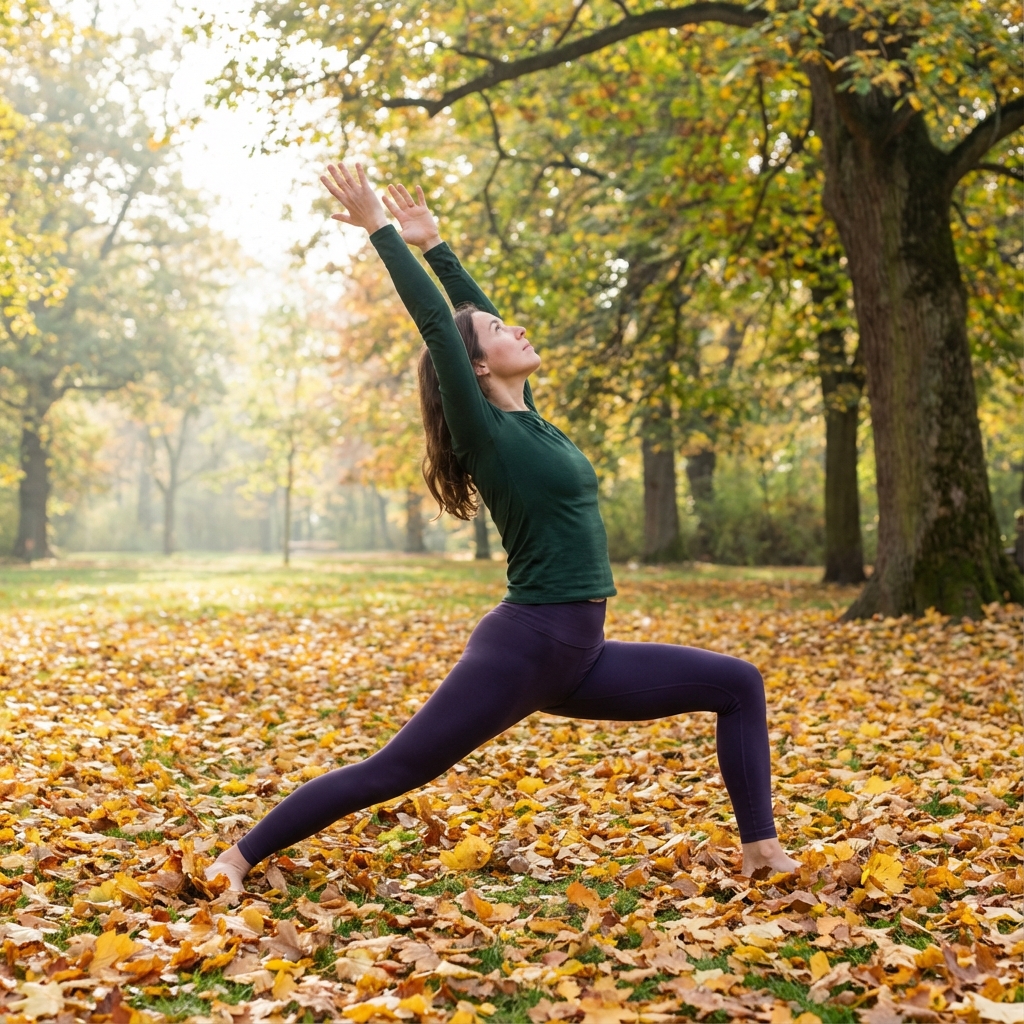 Mathilde en train de pratiquer la kinésiologie